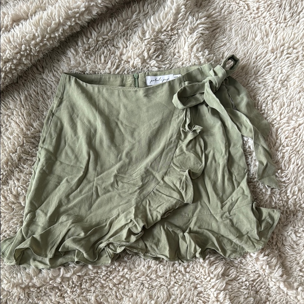 Petal & Pup Ruffle Wrap Skirt